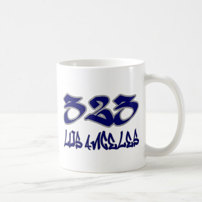 Rep Los Angeles (323) Coffee Mug