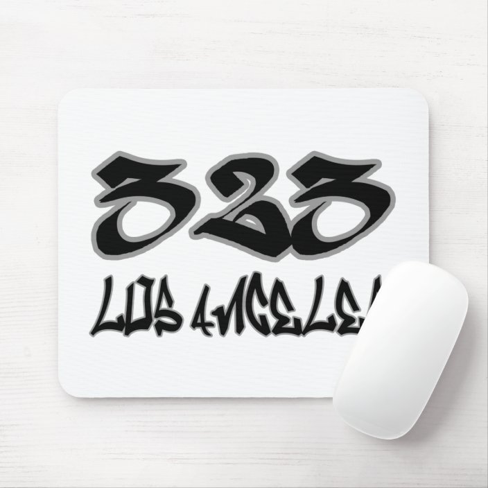 Rep Los Angeles (323) Mouse Pad