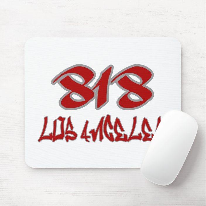 Rep Los Angeles (818) Mouse Pad