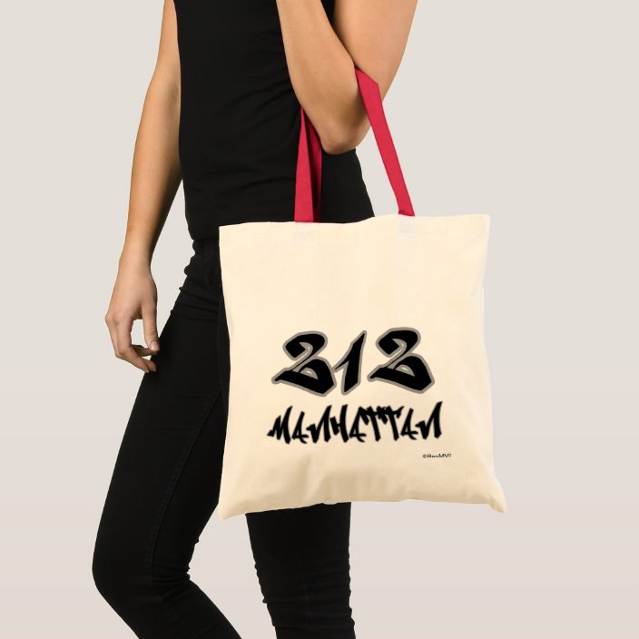Rep Manhattan (212) Tote Bag