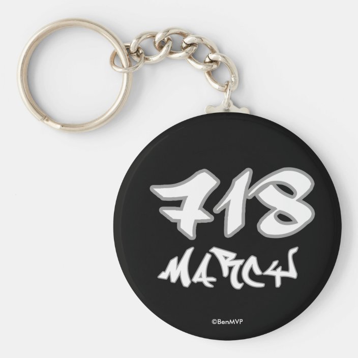 Rep Marcy (718) Keychain