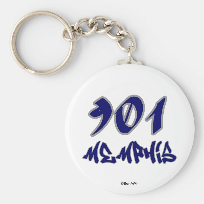 Rep Memphis (901) Keychain