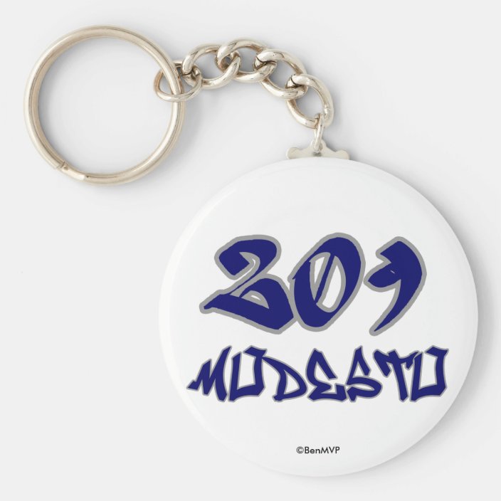 Rep Modesto (209) Keychain