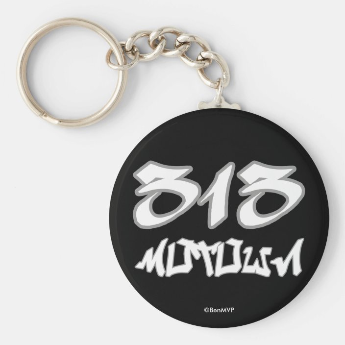 Rep Motown (313) Keychain