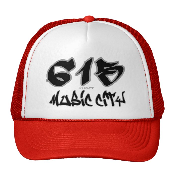 Rep Music City (615) Mesh Hat