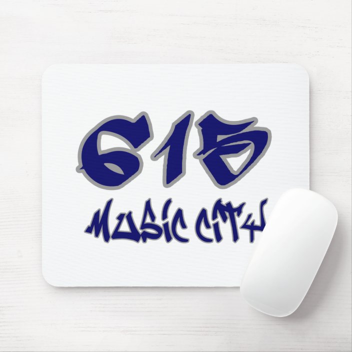 Rep Music City (615) Mouse Pad