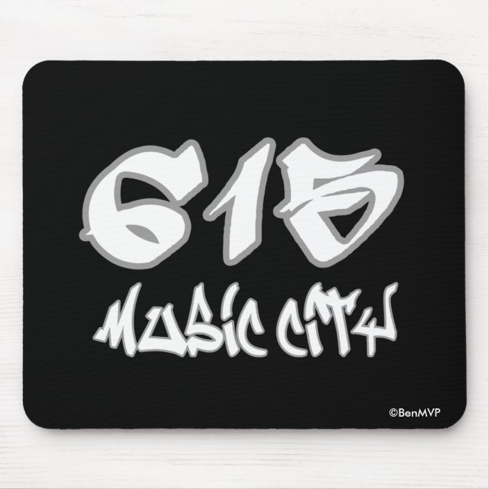 Rep Music City (615) Mouse Pad