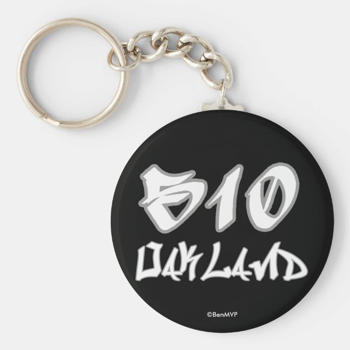 Rep Oakland (510) Keychain