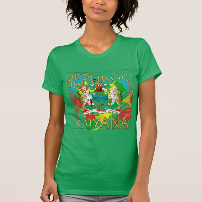 Rep Of GUYANA MASHRAMANI L111-2023  T-Shirt (Front)