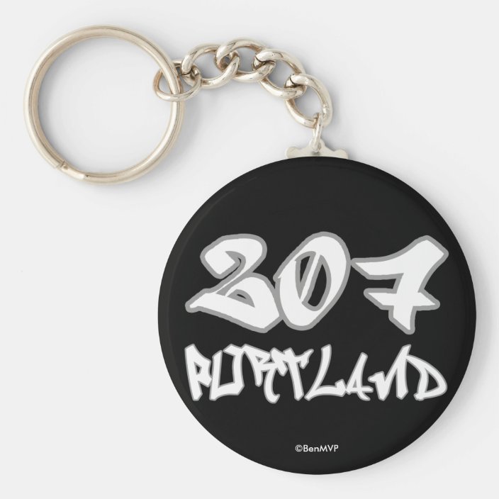 Rep Portland (207) Key Chain