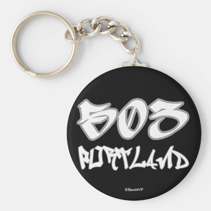 Rep Portland (503) Key Chain