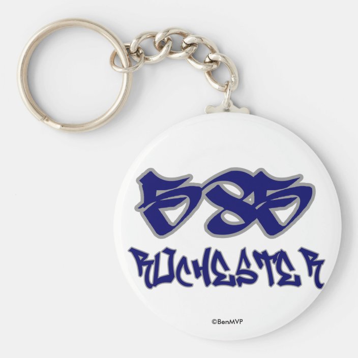 Rep Rochester (585) Key Chain