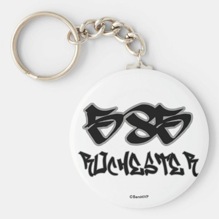 Rep Rochester (585) Keychain