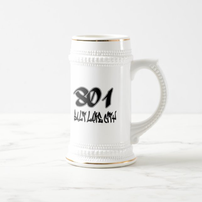 Rep Salt Lake City (801) Beer Stein (Right)