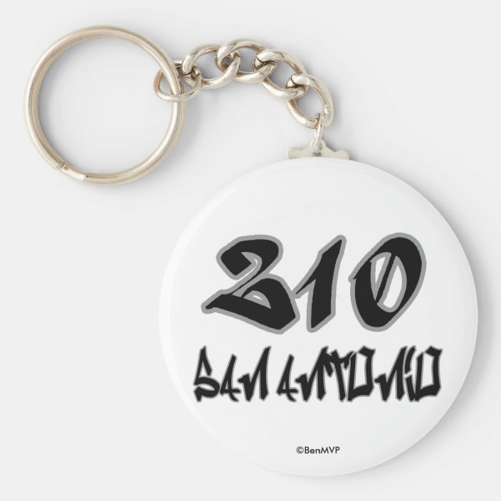 Rep San Antonio (210) Keychain