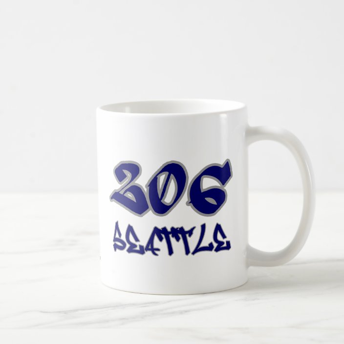 Rep Seattle (206) Coffee Mug