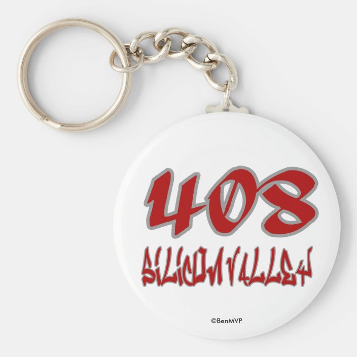 Rep Silicon Valley (408) Key Chain
