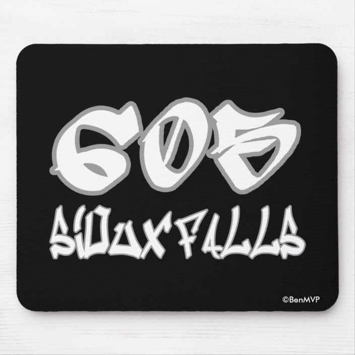 Rep Sioux Falls (605) Mouse Pad