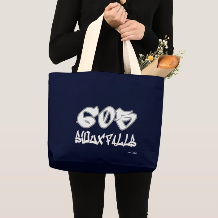 Rep Sioux Falls (605) Tote Bag