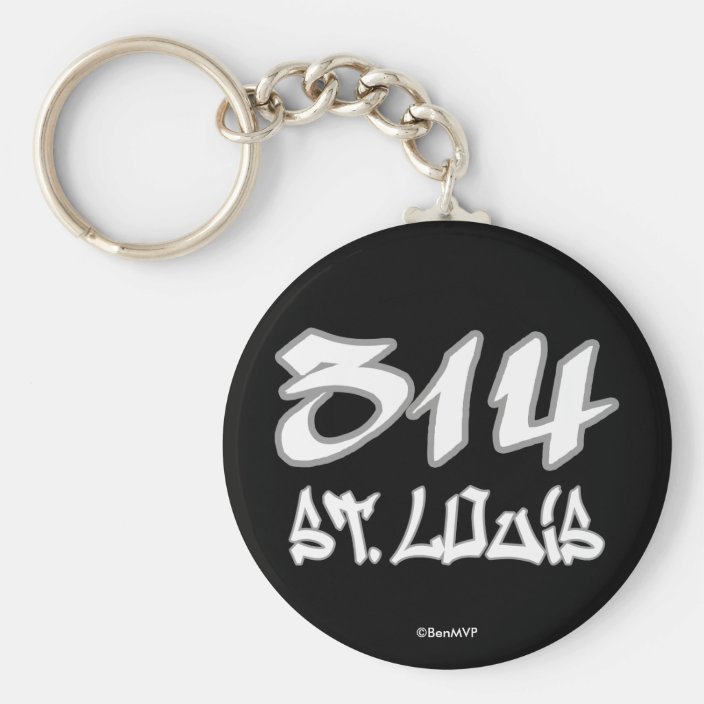 Rep St. Louis (314) Key Chain