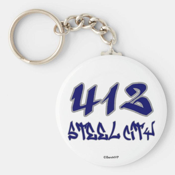 Rep Steel City (412) Keychain