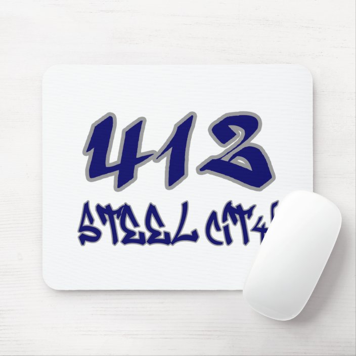 Rep Steel City (412) Mousepad