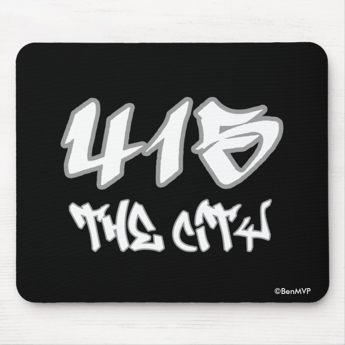 Rep The City (415) Mouse Pad