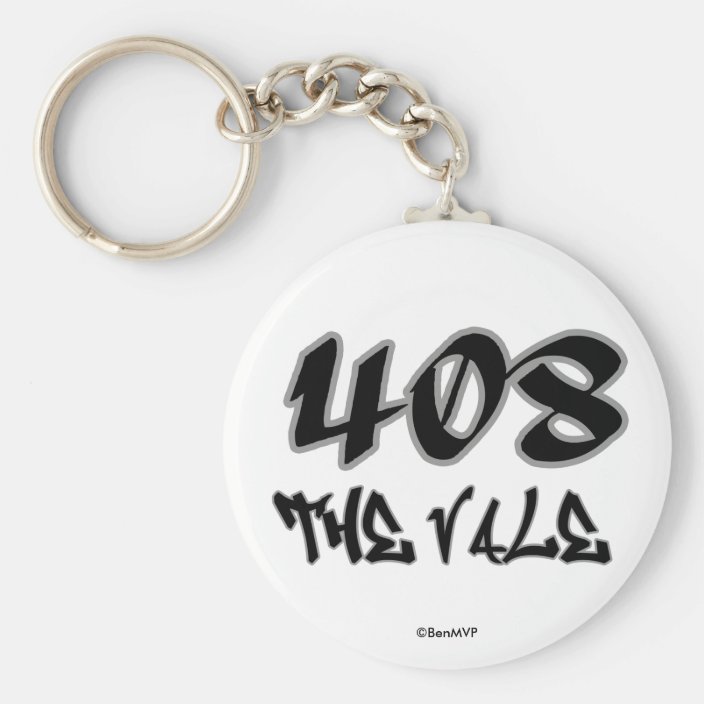 Rep The Vale (408) Keychain