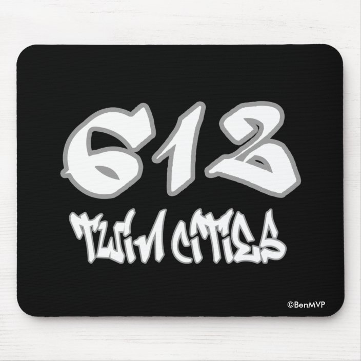 Rep Twin Cities (612) Mouse Pad