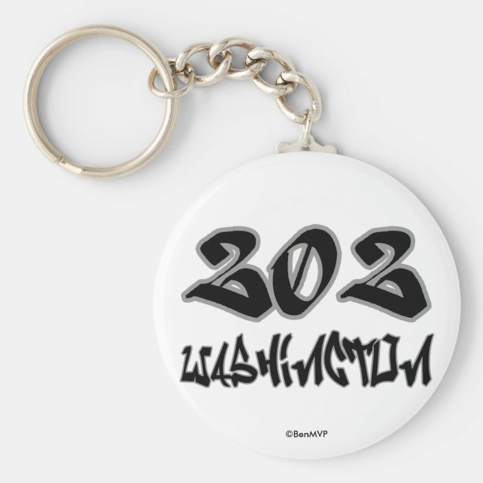 Rep Washington (202) Key Chain