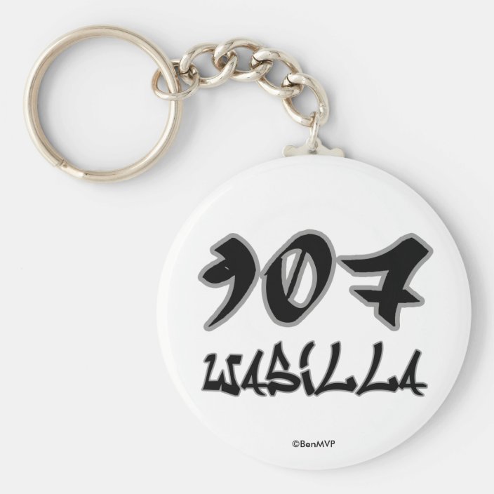 Rep Wasilla (907) Key Chain