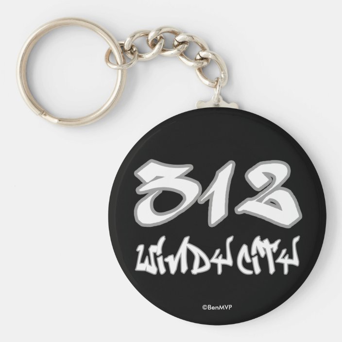 Rep Windy City (312) Keychain