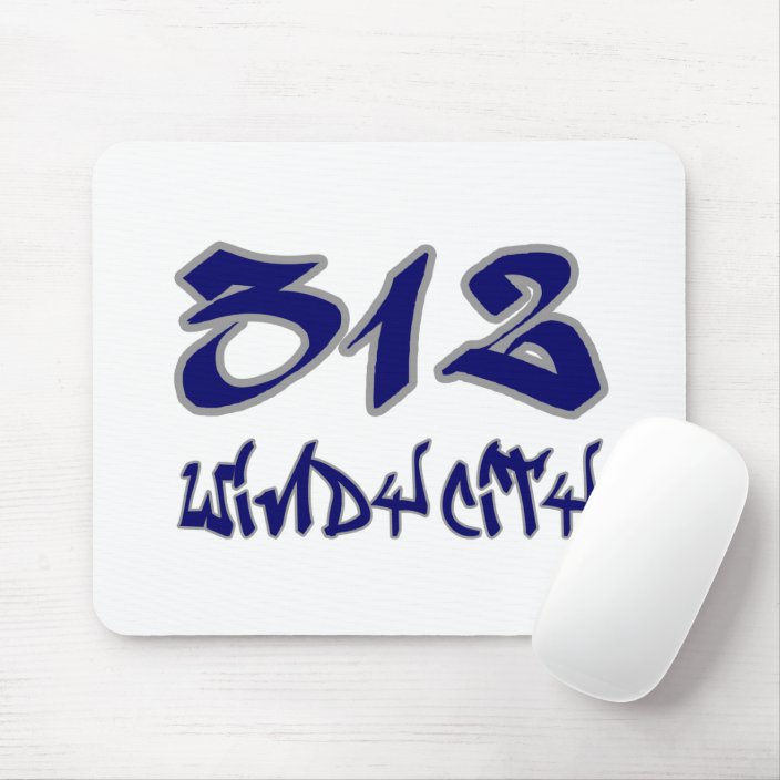 Rep Windy City (312) Mouse Pad