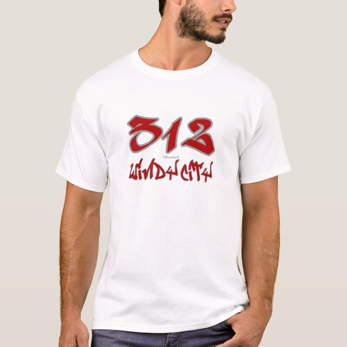 Rep Windy City (312) T-shirt