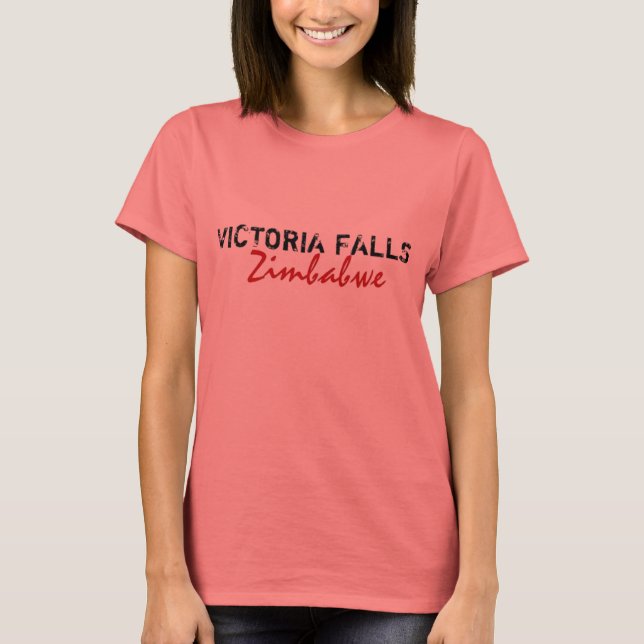 Rep Ya Hood Victoria Falls, Zimbabwe Collection T-Shirt (Front)