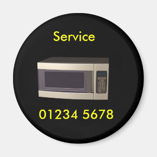 Repair - microwave service tag magnet