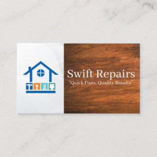 Repair Renovation Hardware Tools Handyman Business Card