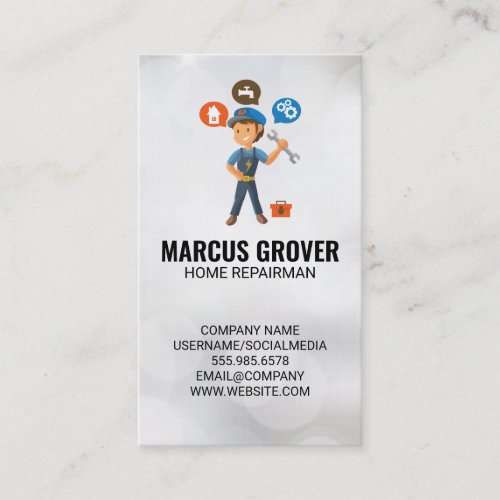 Repairman | Blue Collar | Handyman Business Card