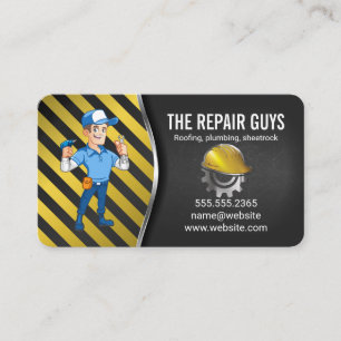 Repairman Home Renovations Builder Business Card
