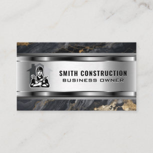 Repairman with Tools Home Renovations Business Card