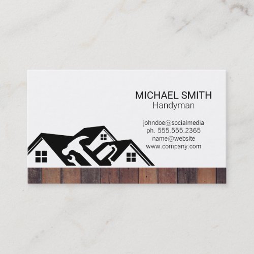 Repairmen | Construction | Blue Collar Business Card