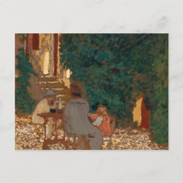 Repast in a Garden, 1898 by Edouard Vuillard Postcard (Front)