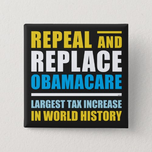 Repeal And Replace Obamacare Button