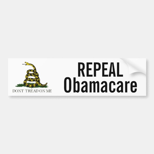 Repeal Obamacare Bumper Sticker (Front)