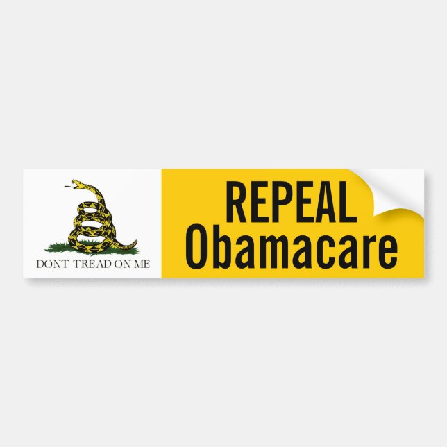 Repeal Obamacare Bumper Sticker (Front)