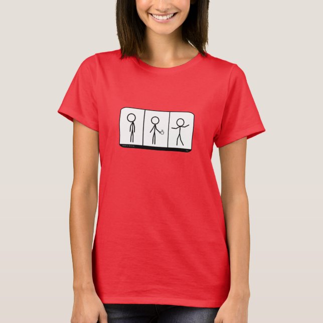 Repeat as necessary, coffee tee (Front)