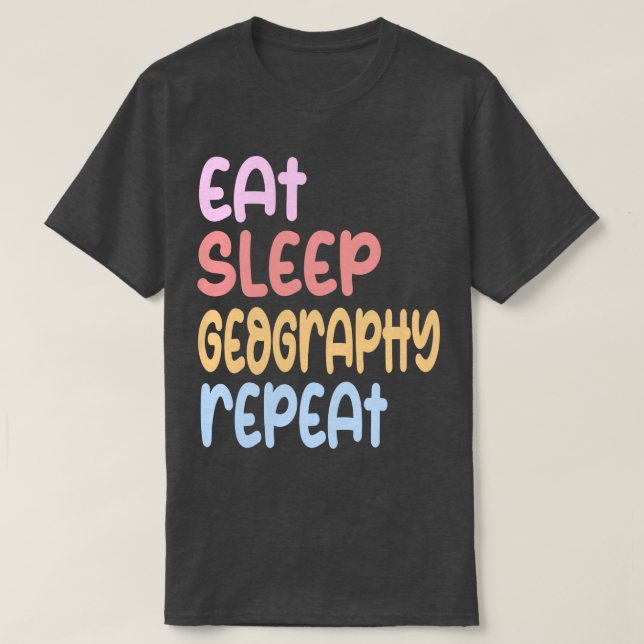 repeat Geography  T-Shirt (Design Front)
