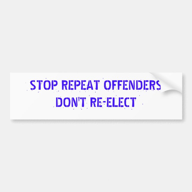 REPEAT OFFENDERS BUMPER STICKER (Front)