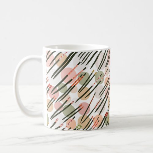 Repeat pattern with delicious hand drawn chopstick coffee mug