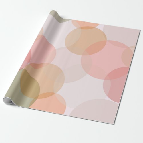 Repeat pattern with sushi theme coloured polka dot wrapping paper